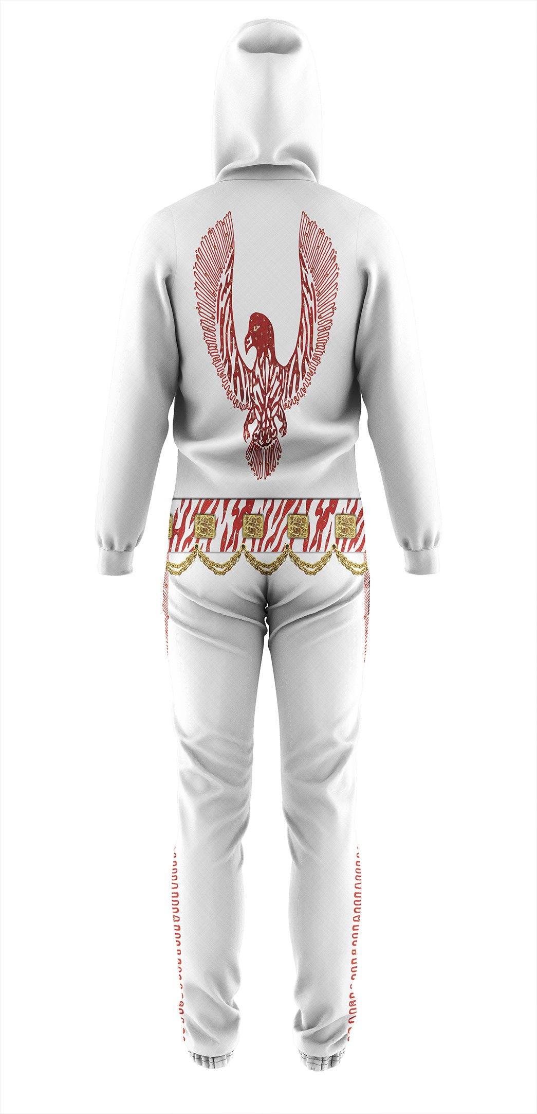 Gearhumans 3D ELV PRL Red Phoenix Custom Jumpsuit GW15062113 Jumpsuit 