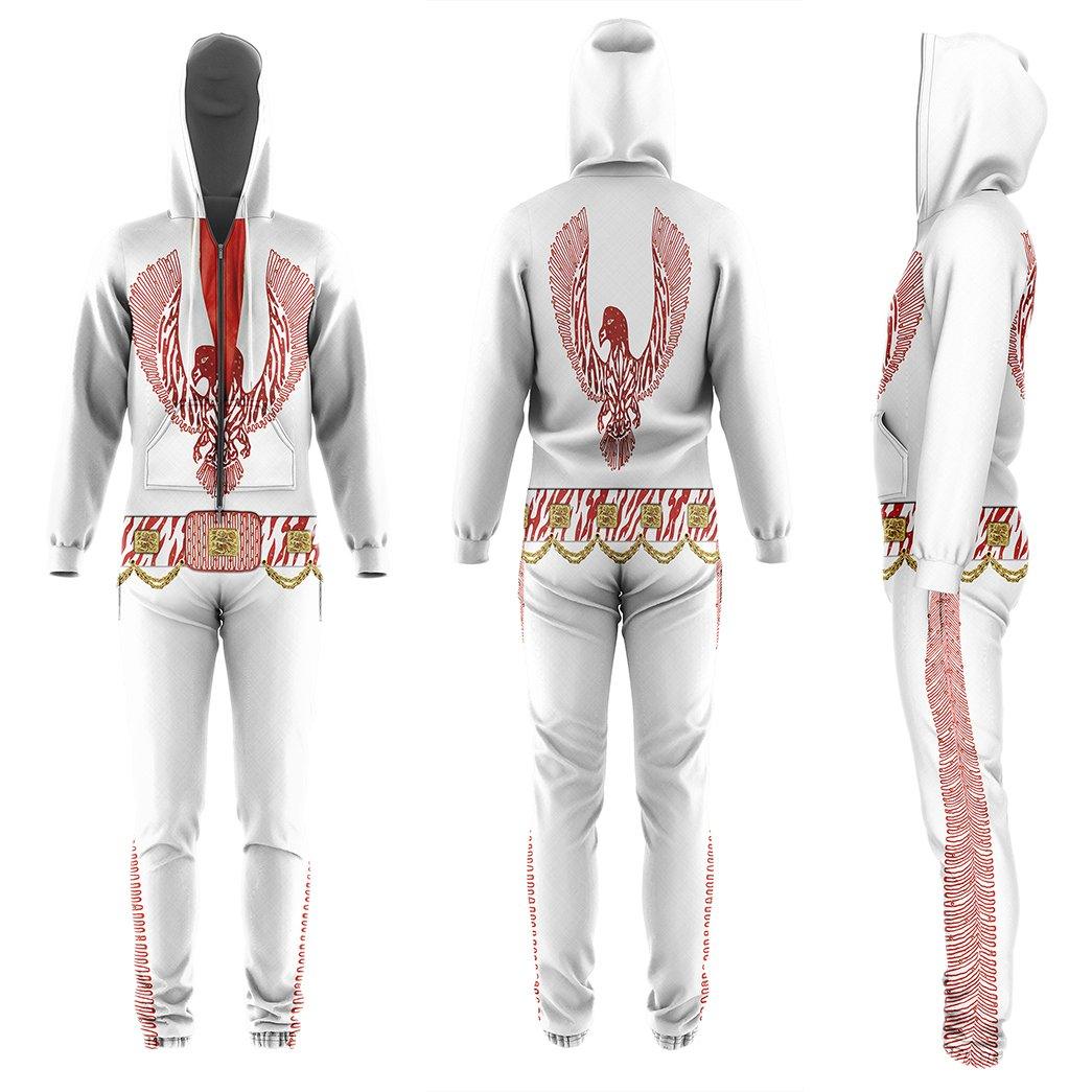 Gearhumans 3D ELV PRL Red Phoenix Custom Jumpsuit GW15062113 Jumpsuit Jumpsuit S 
