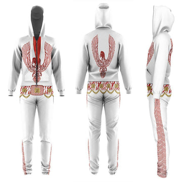 Gearhumans 3D ELV PRL Red Phoenix Custom Jumpsuit
