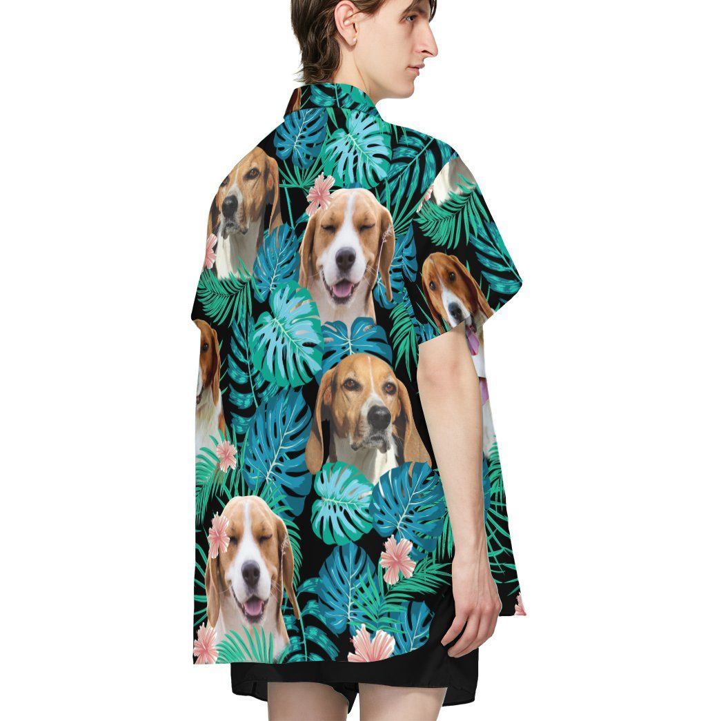 Gearhumans 3D English Foxhound Dog Summer Custom GW19052116 Hawai Shirt 