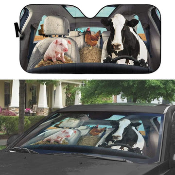 Gearhumans 3D Farmstyle Custom Car Auto Sunshade