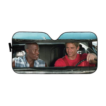 Gearhumans 3D Fast And Furious Custom Car Auto Sunshade