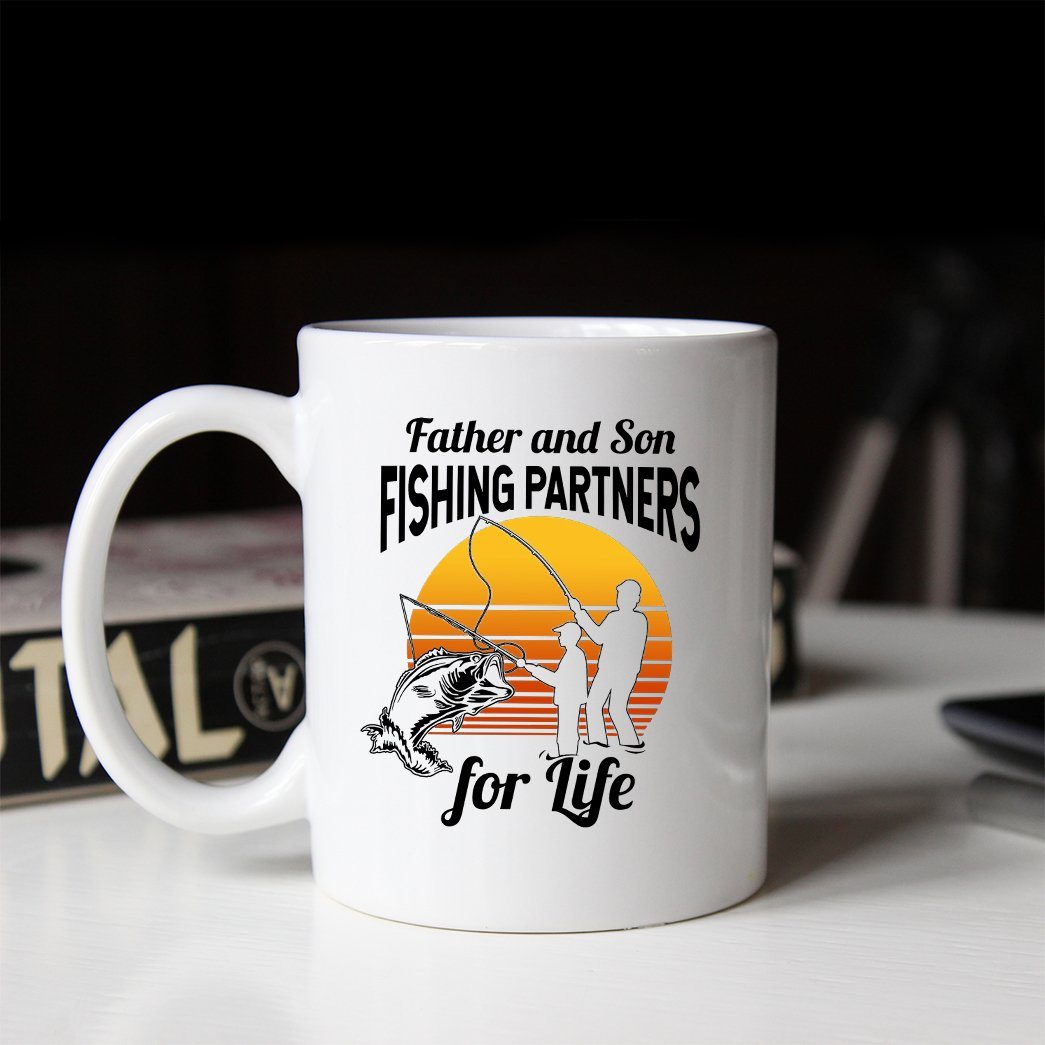 Gearhumans 3D Father And Son Fishing Partners For Life Mug ZK2005211 Mug 