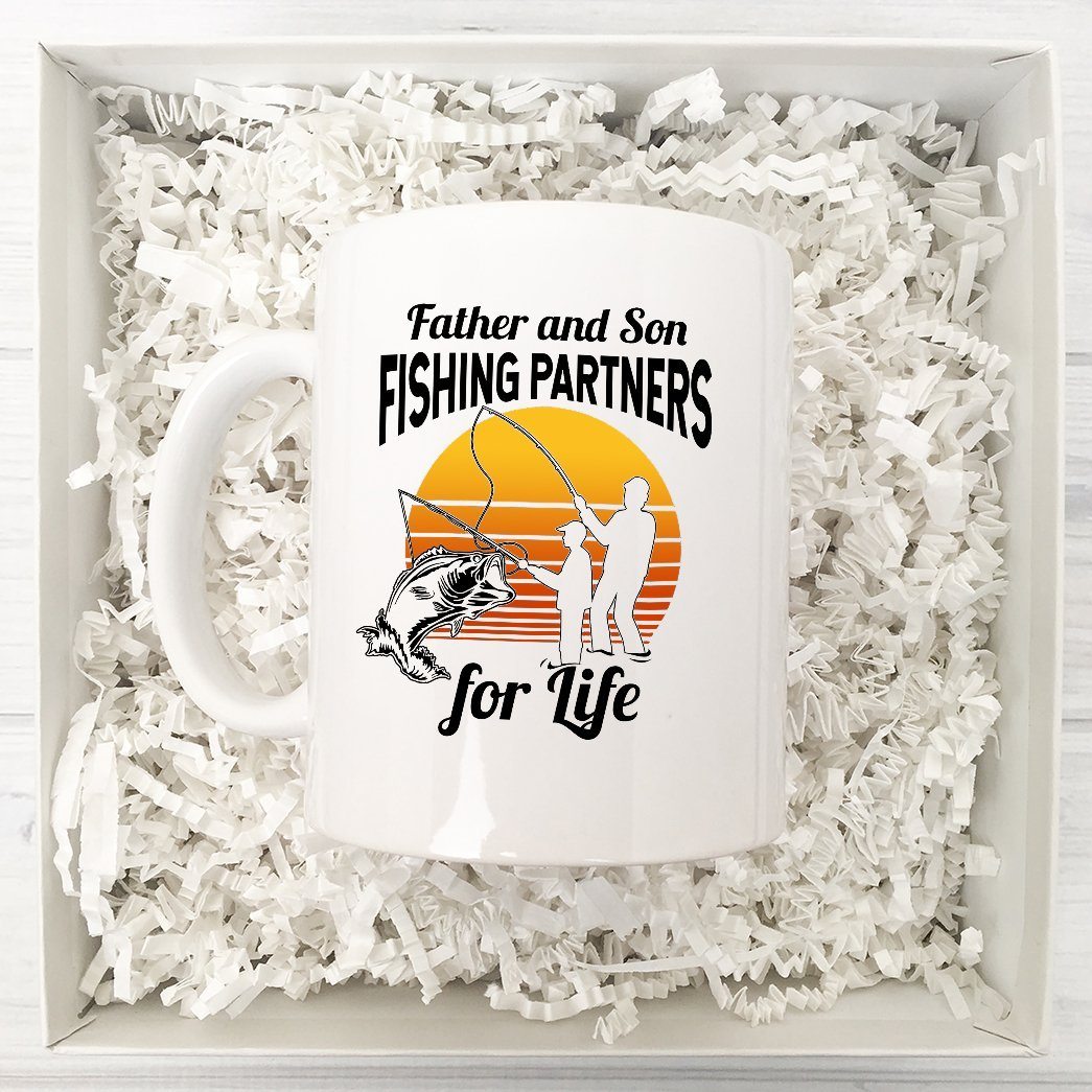 Gearhumans 3D Father And Son Fishing Partners For Life Mug ZK2005211 Mug 