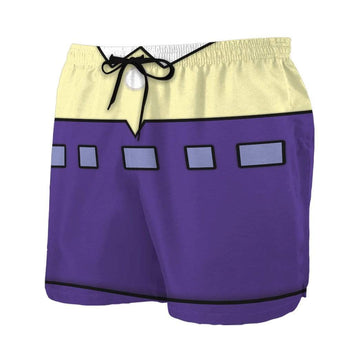 Gearhumans 3D Ferb Custom Beach Shorts Swim Trunks