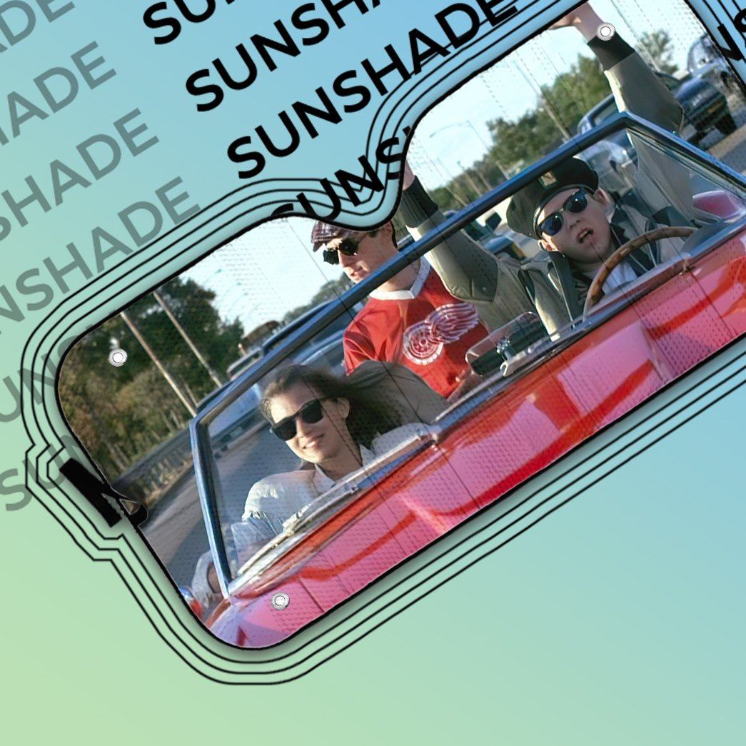 Gearhumans 3D Ferris Buellers Day Off Car Auto Sunshade GS2804214 Auto Sunshade 