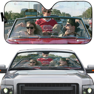 Gearhumans 3D Ferris Buellers Day Off Car Auto Sunshade