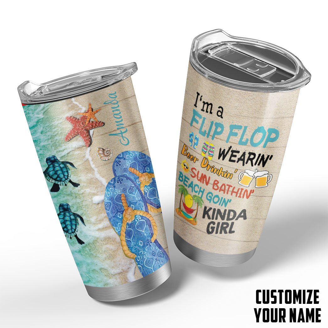 Flip + Sip Slim Tumbler  12oz – Custom Branding