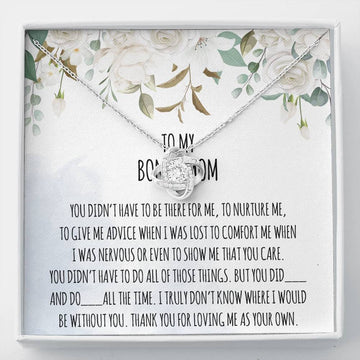 Gearhumans 3D For My Bonus Mom Happy Mothers Day Love Knot Necklace