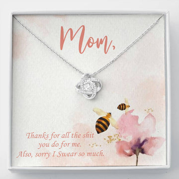 Gearhumans 3D For My Mom Happy Mothers Day Love Knot Necklace