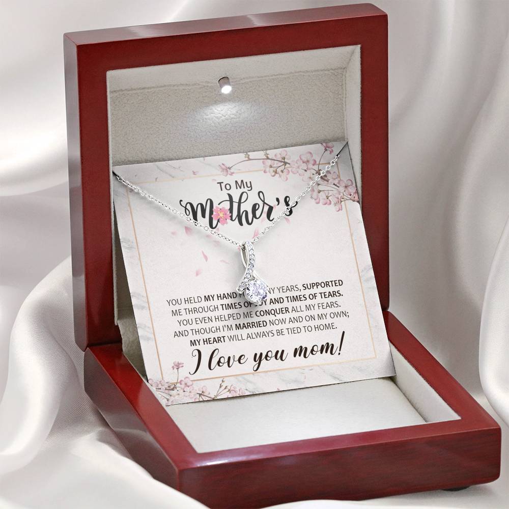 Gearhumans 3D For My Mother Happy Mothers Day Alluring Beauty Necklace GS2604214 ShineOn Fulfillment 