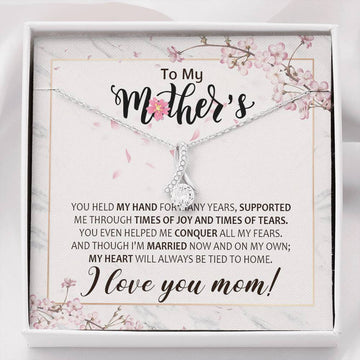 Gearhumans 3D For My Mother Happy Mothers Day Alluring Beauty Necklace GS2604214 ShineOn Fulfillment Standard Box 