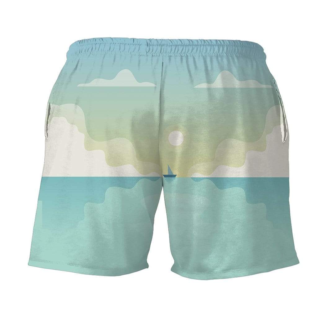 Gearhumans 3D Free Willy Custom Beach Shorts GS25061 Men Shorts 