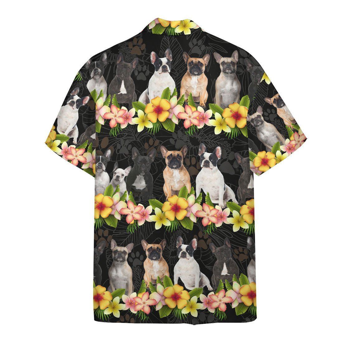 Gearhumans 3D French Bulldog Hawaii Shirt ZZ13041 Hawai Shirt 