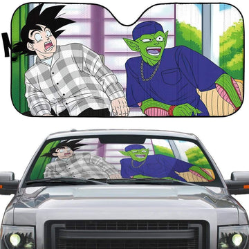 Gearhumans 3D Friday Dragonball Custom Car Auto Sunshade