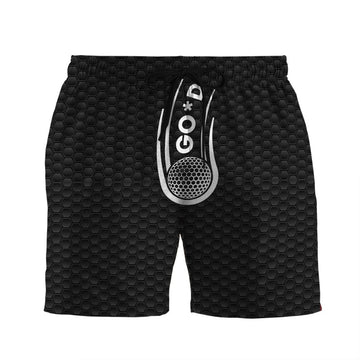 Gearhumans 3D Funny Golf Custom Beach Shorts Swim Trunks GS1805218 Men Shorts Men Shorts S 
