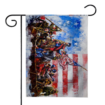 Gearhumans 3D George Washington Crossing The Delawave Custom Flag