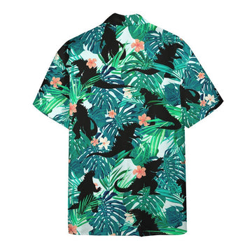 Gearhumans 3D Godzillla Hawaii Shirt