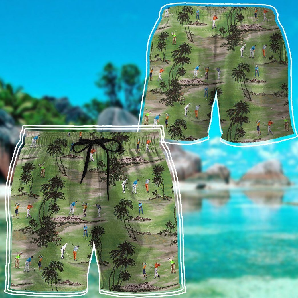 Gearhumans 3D Golf Hawaii Shirt ZG-HW10082004 Hawai Shirt