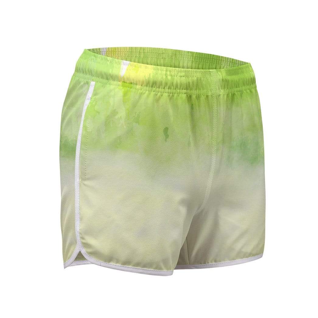 Gearhumans 3D Green Apple Custom Women Beach Shorts Swim Trunk GW2807711 Women Shorts