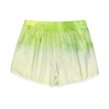 Gearhumans 3D Green Apple Custom Women Beach Shorts Swim Trunk GW2807711 Women Shorts Women Shorts XS