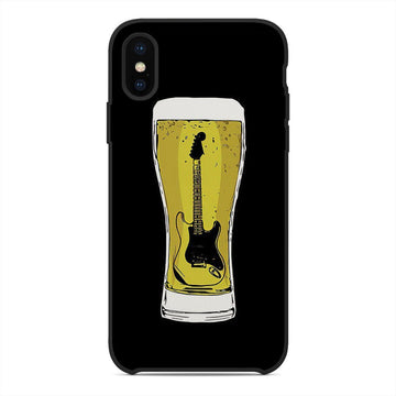 Gearhumans 3D Guitar Beer Phone Case ZK24052110 Glass Phone Case Iphone X 