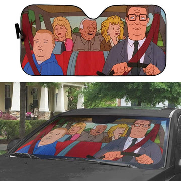 Gearhumans 3D Hank You ve Gotta Fat Neck Custom Car Auto Sunshade