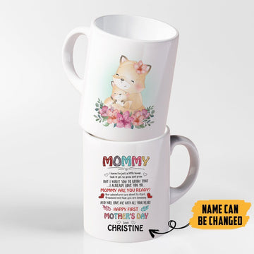 Gearhumans 3D Happy 1st Mothers Day Gift Custom Name Mug