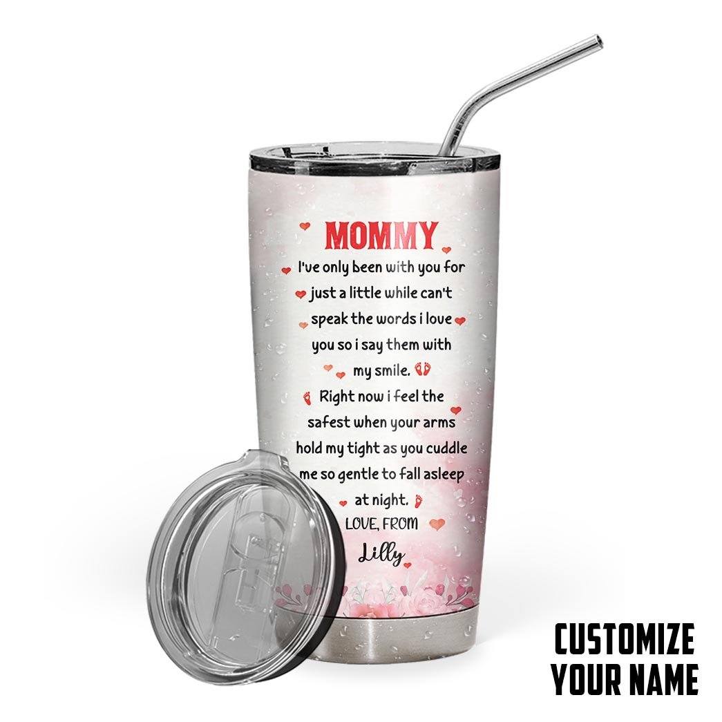Gearhumans 3D Happy First Mothers Day Gift To Mommy Custom Name Tumbler GO16042117 Tumbler Long 20oz 