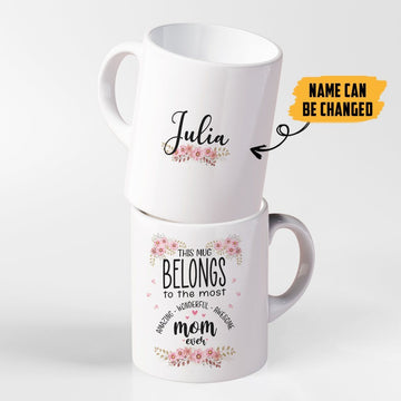 Gearhumans 3D Happy Mothers Day Custom Name Mug