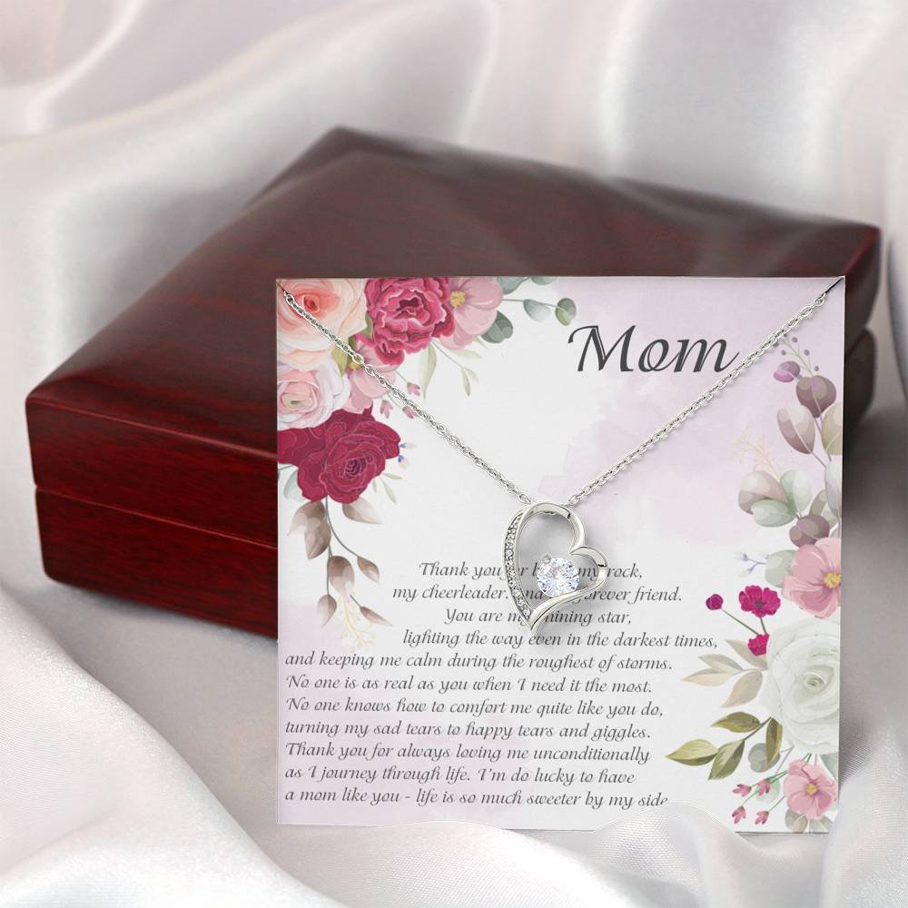 Gearhumans 3D Happy Mothers Day Forever Love Necklace GO22042113 ShineOn Fulfillment 