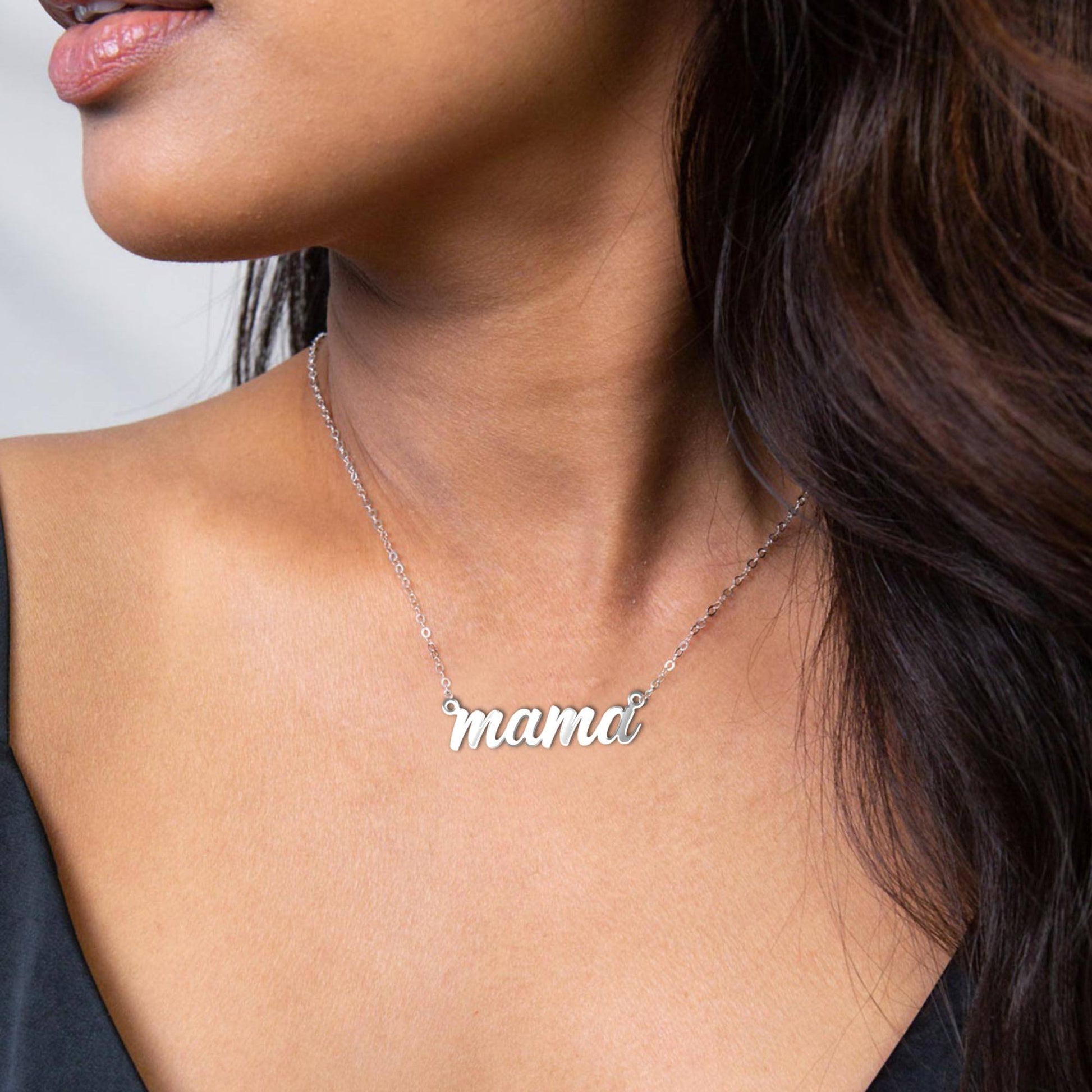 Gearhumans 3D Happy Mothers Day Gift To Mama Custom Necklace GO150414 Necklace 