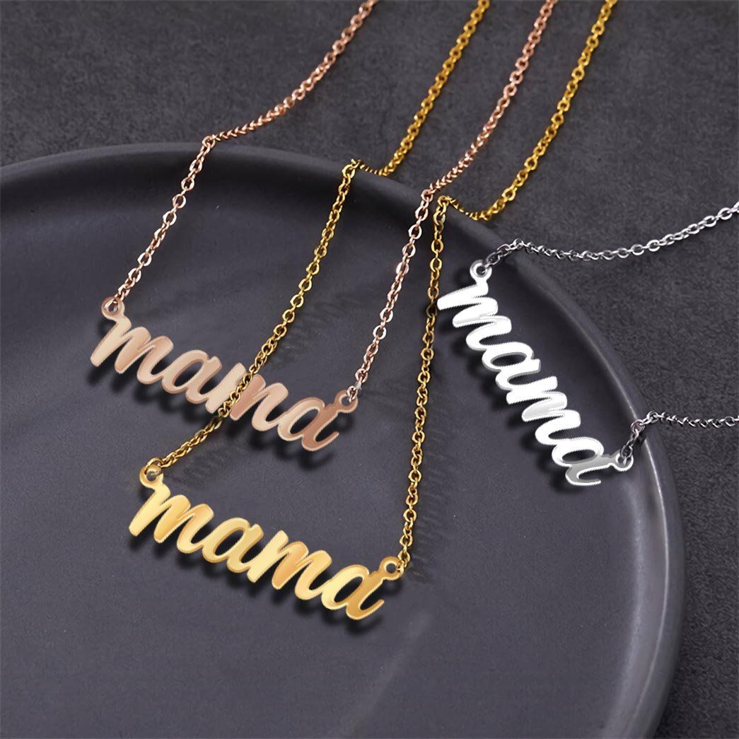 Gearhumans 3D Happy Mothers Day Gift To Mama Custom Necklace GO150414 Necklace 