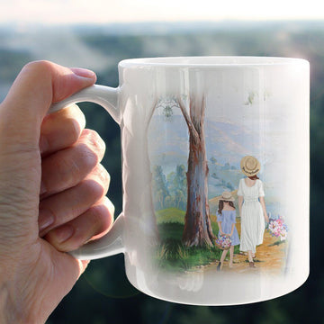 Gearhumans 3D Happy Mothers Day Gift To My Mom Custom Name Mug