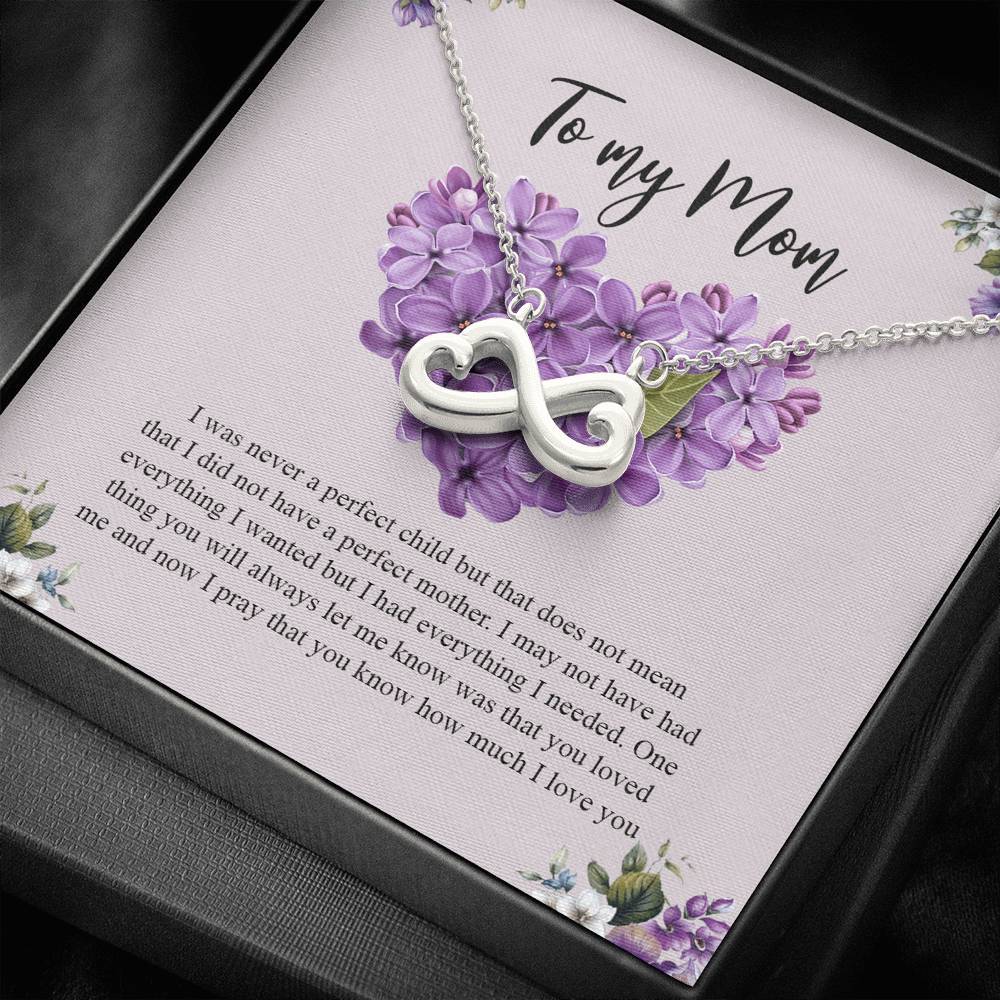 Gearhumans 3D Happy Mothers Day Infinity Hearts Necklace GO20042126 ShineOn Fulfillment 