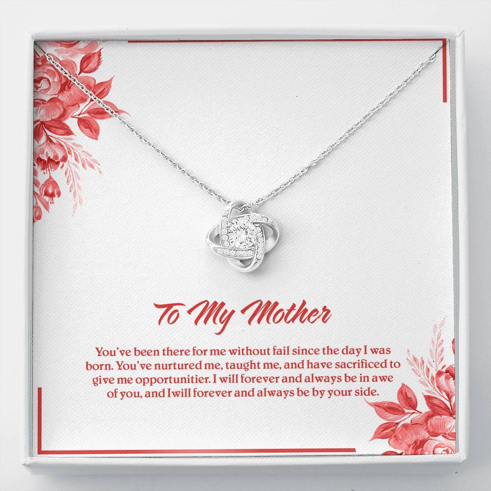 Gearhumans 3D Happy Mothers Day Love Knot Necklace Jewelry ShineOn Fulfillment Standard Box 