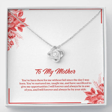 Gearhumans 3D Happy Mothers Day Love Knot Necklace