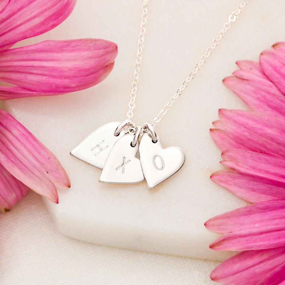 Gearhumans 3D Happy Mothers Day Sweetest Hearts Necklace GO22042117 ShineOn Fulfillment 