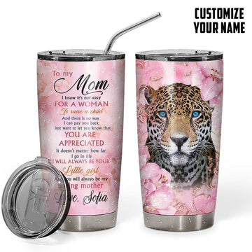 Gearhumans 3D Happy Mothers Day To My Mom Custom Name Tumbler GO120419 Tumbler 