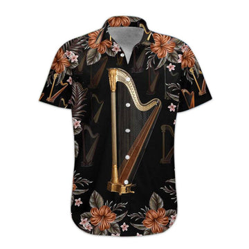 Gearhumans 3D Harp Hawaii Shirt