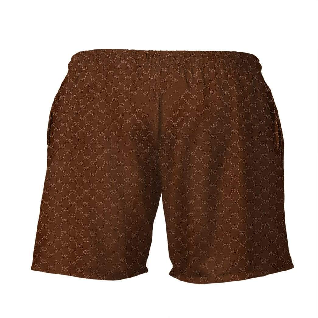 Custom Louis Vuitton Towel Shorts(Brown)