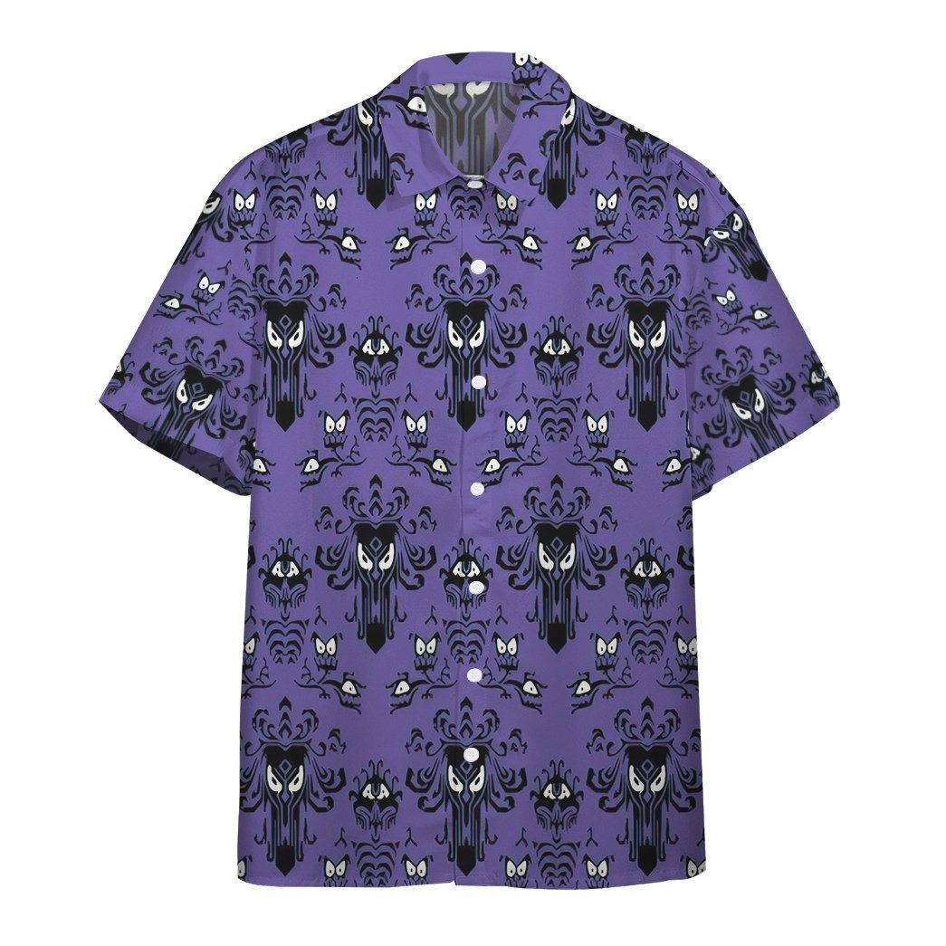 Gearhumans 3D Haunted Mansion Hawaii Shirt ZK1705211 Hawai Shirt Short Sleeve Shirt S 