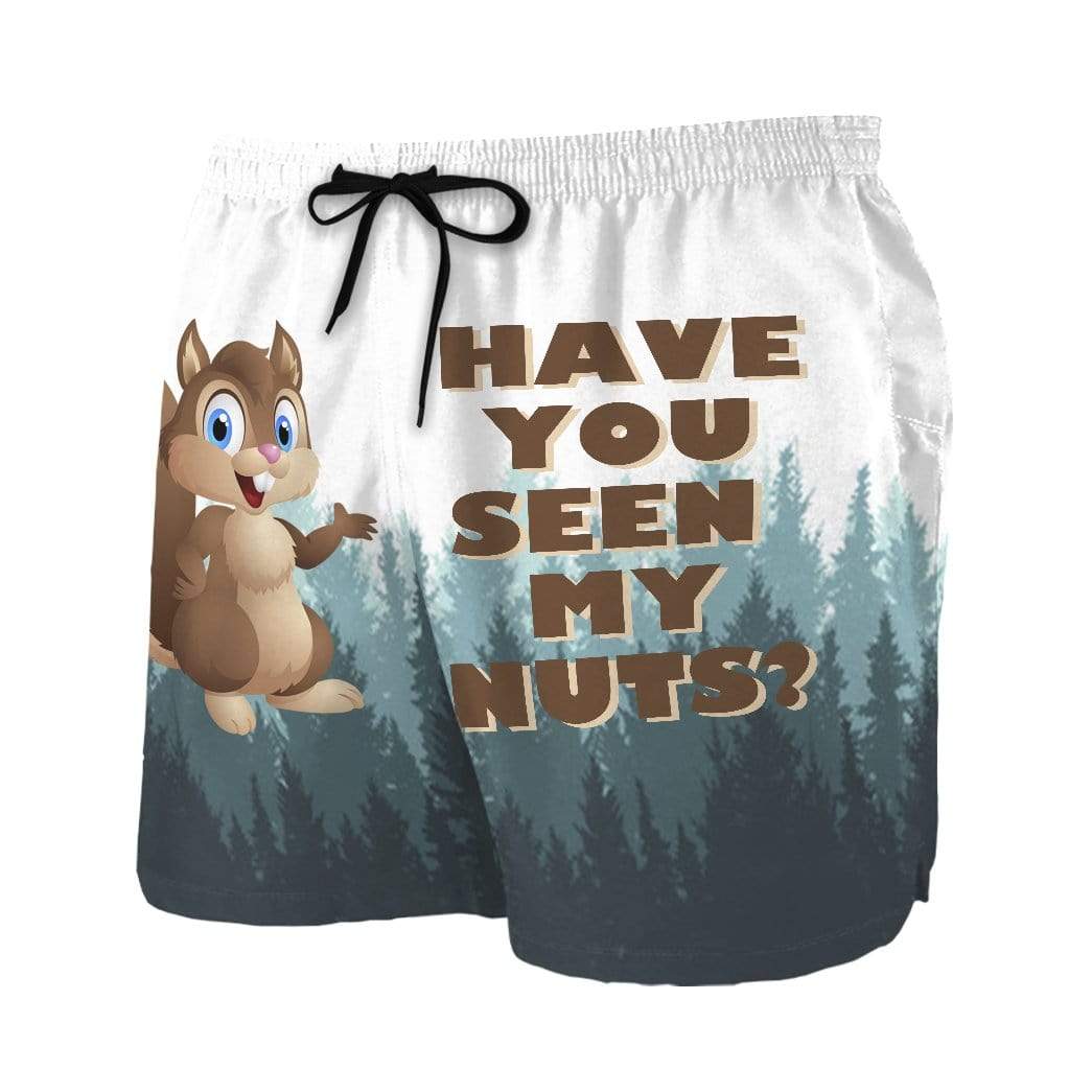 Gearhumans 3D Have You Seen My Nuts Custom Beach Shorts GS24061 Men Shorts 