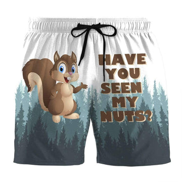Gearhumans 3D Have You Seen My Nuts Custom Beach Shorts GS24061 Men Shorts Men Shorts S 