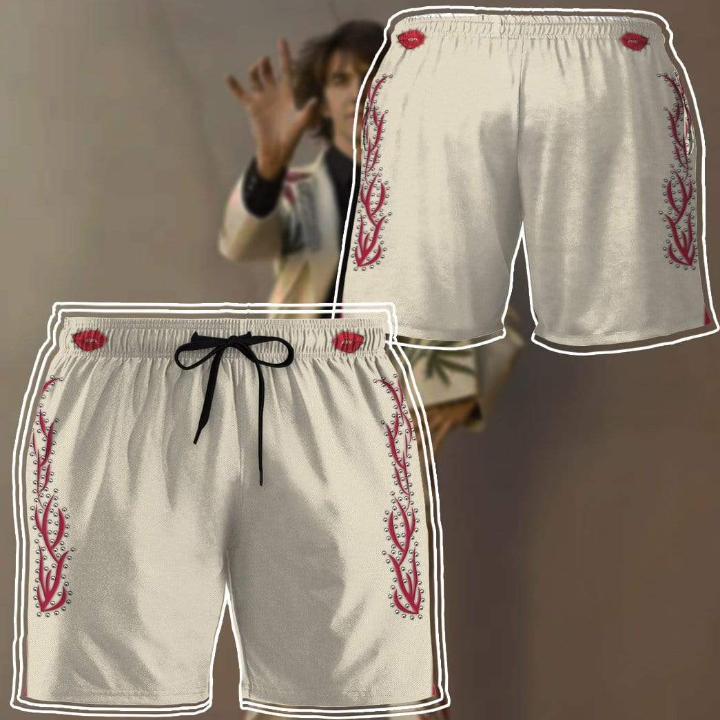 Gearhumans 3D Heart Of The Great American Nudie Suit Summer Beach Shorts GN130710 Men Shorts
