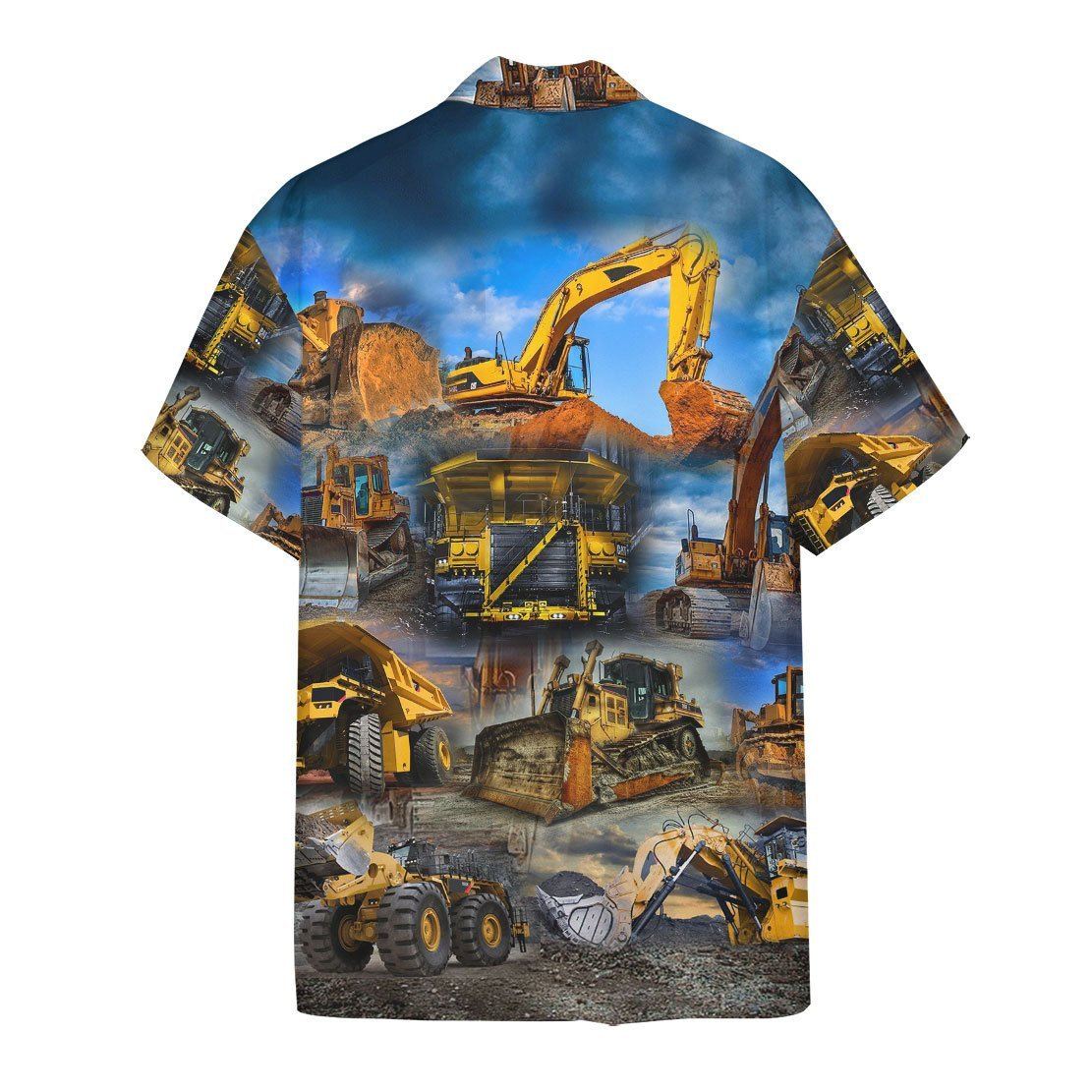 Gearhumans 3D Heavy Equipment Hawaii Shirt ZZ08048 Hawai Shirt 