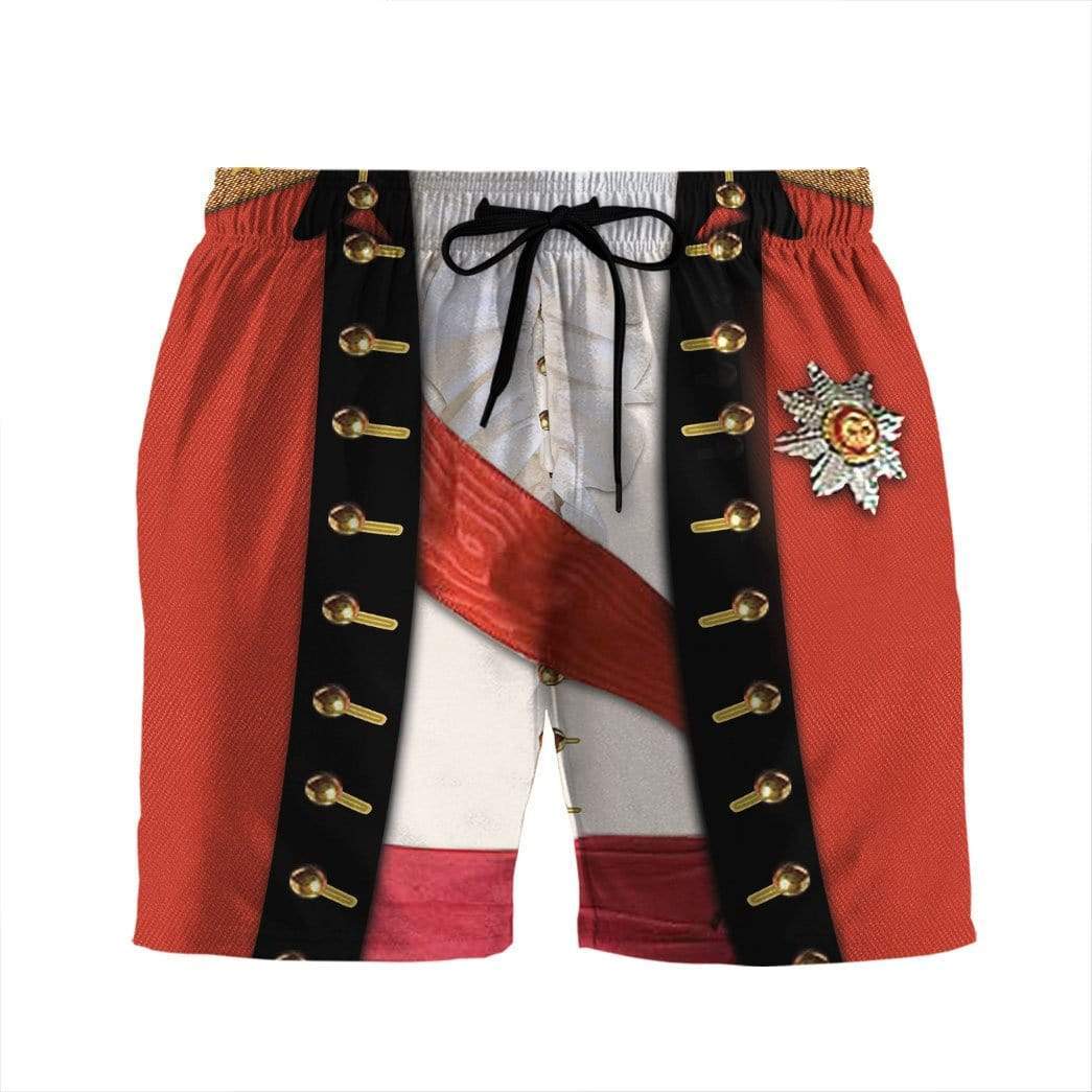 Gearhumans 3D Henry Clinton Custom Beach Shorts Swim Trunks