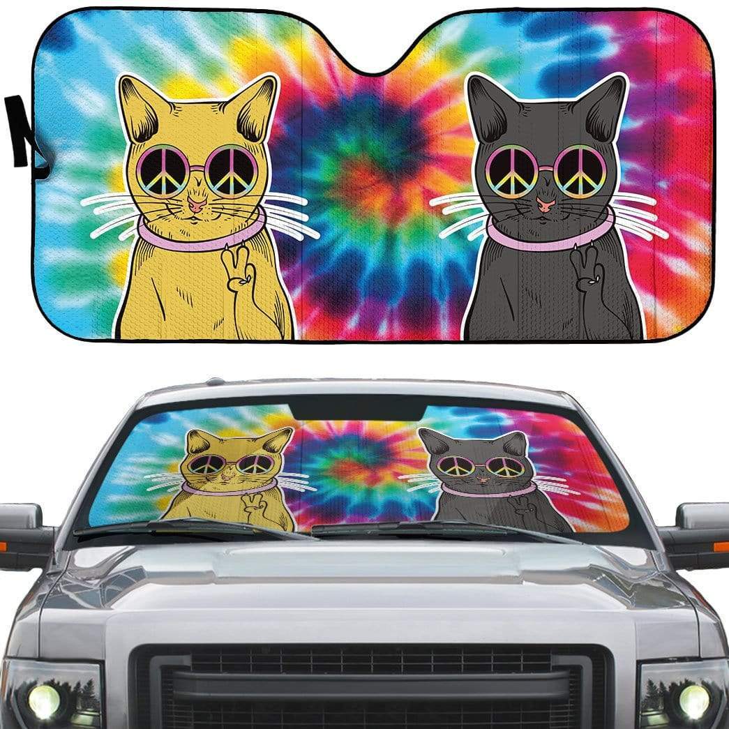 GetUSCart- CAR PASS Rainbow Cool Universal Fit Two Front 3D Air