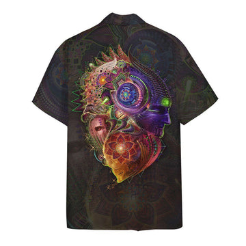 Gearhumans 3D Hippie Magic World In Peace Hawaii Shirt