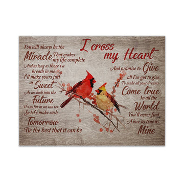 Gearhumans 3D I Cross My Heart Georgee Straitt Custom Canvas